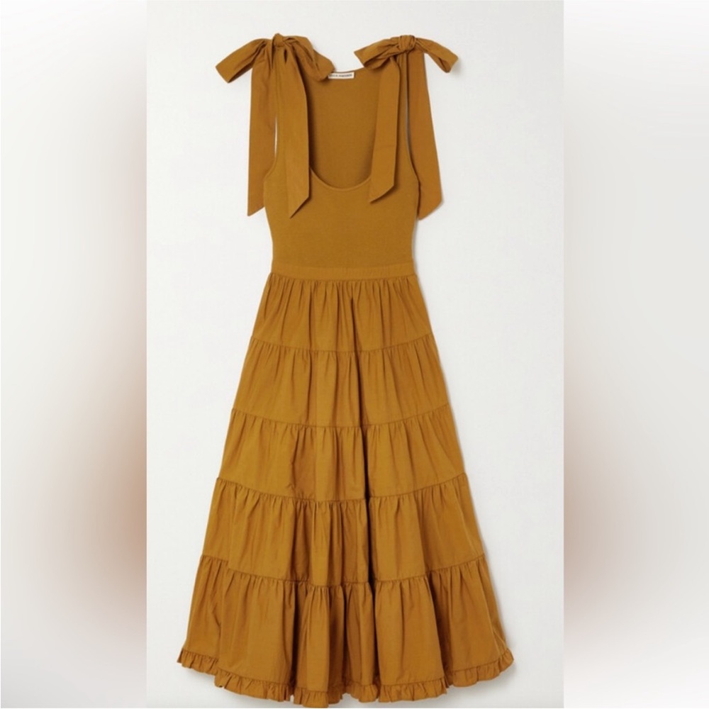 Ulla Johnson ‘Hope’ Khaki Tan Maxi Dress, Sz M/L - Picture 2 of 5